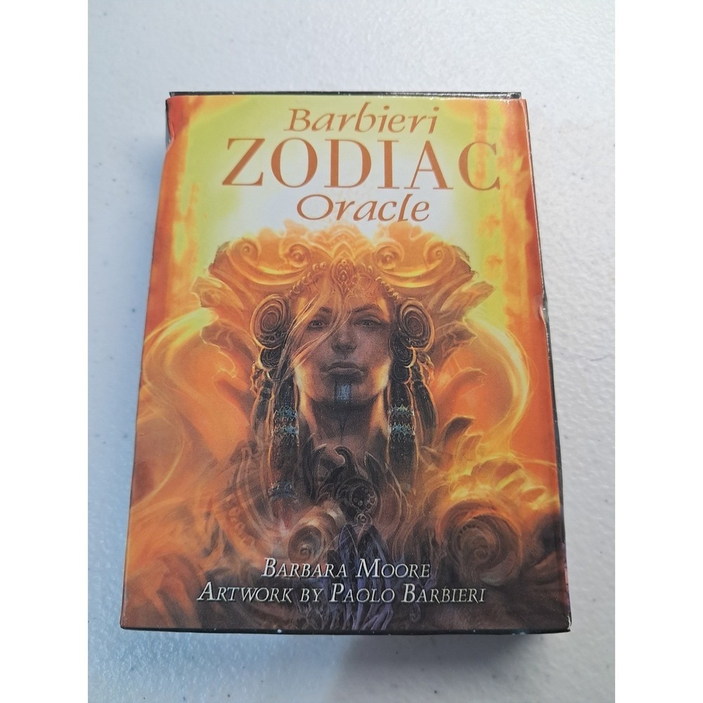 Barbieri Zodiac Oracle Deck Barbara Moore Paolo Barbieri Astrology Cards 26 Coun